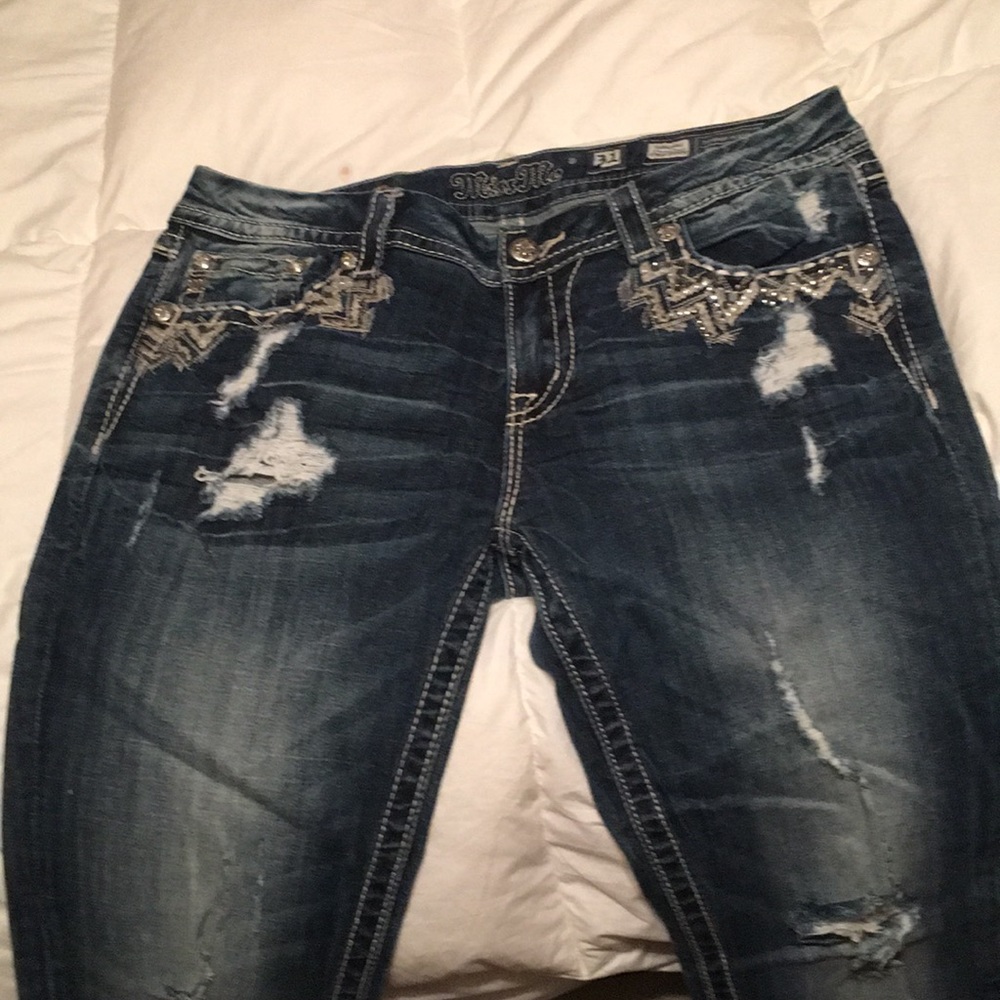 Miss me signature ankle skinny jean 31. Like new.